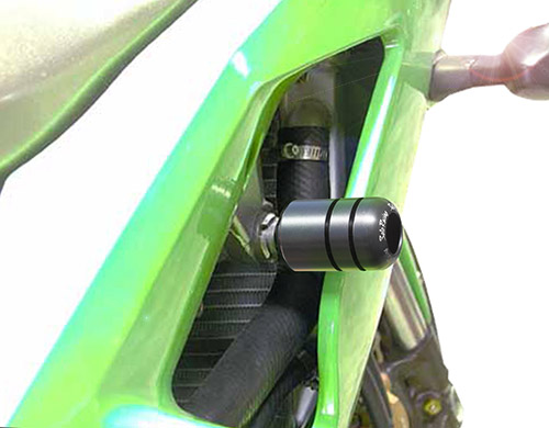 Sato Racing Frame Sliders for '03-'06 Kawasaki ZX-6R